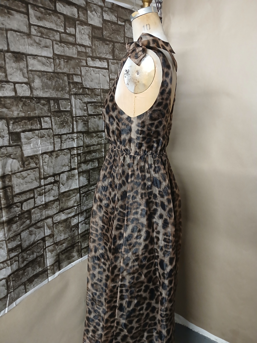 Daniel Rainn Anthropologie Women's Black/Brown Dress. - Picture 4 of 11